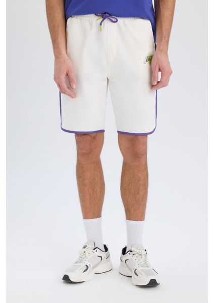 fit Nba Los Angeles Lakers Standart Fit Kısa Paça ŞORT W9811AZ25SP