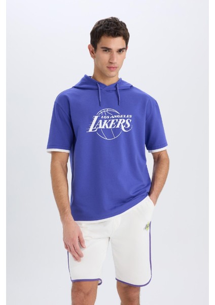 fit Nba Los Angeles Lakers Standart Fit Kısa Paça ŞORT W9811AZ25SP