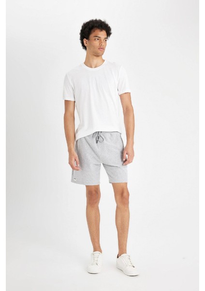 Slim Fit Dar Kesim Dar Paça Şort W7965AZ24HS
