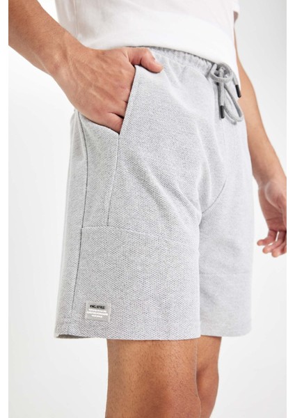 Slim Fit Dar Kesim Dar Paça Şort W7965AZ24HS
