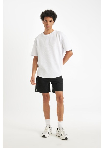Slim Fit Dar Kesim Dar Paça Şort W7965AZ24HS