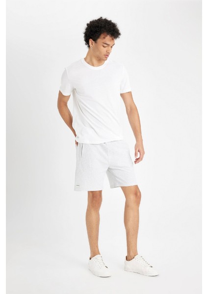 Slim Fit Dar Kesim Dar Paça Şort W7965AZ24HS