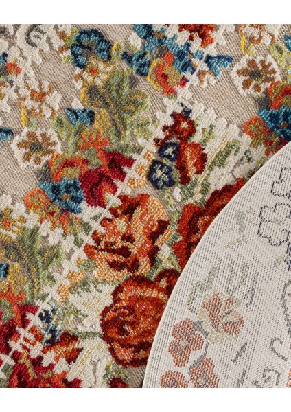 Noyers Daire Halı - Koyu Bej/Kahverengi - 160x160 cm fiyatları