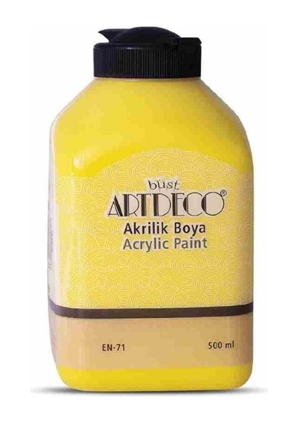 Akrilik Boya 500ML Sarı - 2 Adet