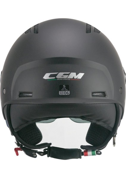 116A Aır Açık Kask Siyah Uzun Vizör+Güneş Vizörlü -L