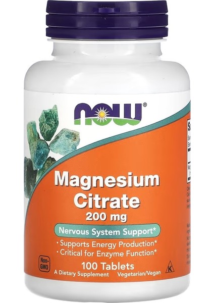 Foods Magnezyum Citrate 200 Mg 100 Tablets