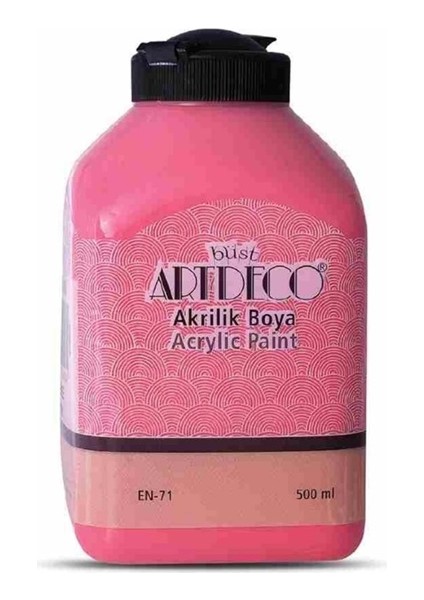 Akrilik Boya 500 ml Pembe - 2 Adet