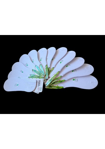 Bayan bambu çorap 12'li ekonomik paket dikişsiz sneaker soket beyaz yumuşak esnek ÇKB1-3 fırsatları