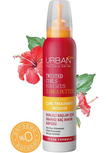 Shake Repaır Twısted Curls Hıbıscus Bukleli Saçlar Köpük 150 ml