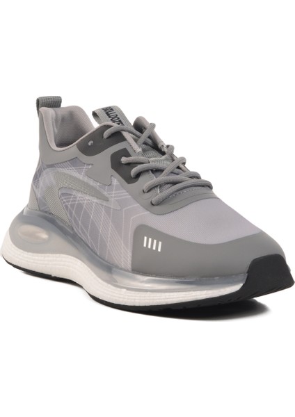 Gri Memory Foam Hafif Esnek Erkek Spor Ayakkabı 250421 M