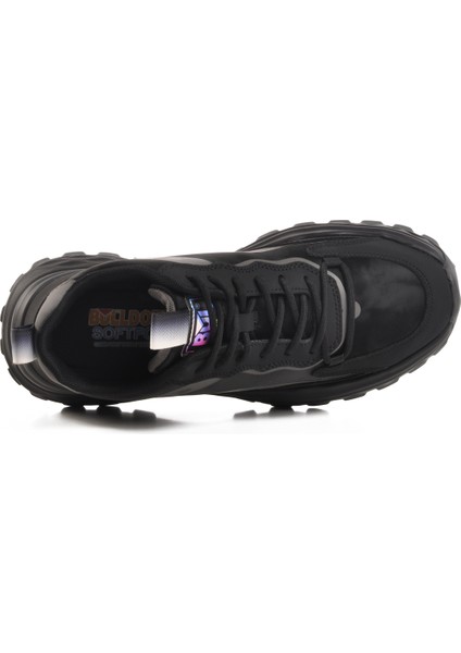 Siyah Dar Kalıp Memory Foam Hafif Erkek Spor Ayakkabı 250420 M