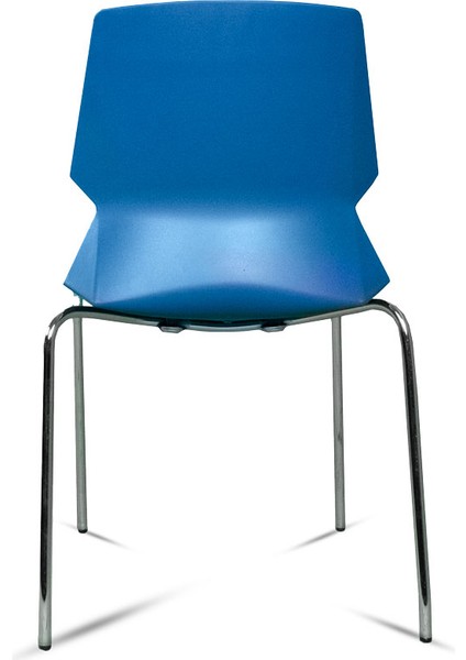 Mora Minderli Mavi Ergonomik Pro Ofis Sabit Ayaklı Ucuz Toplantı Bekleme Koltuğu