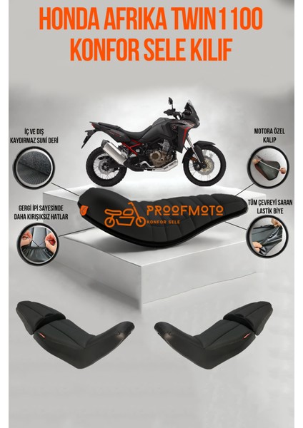 Honda Afrıka Twın 1100 Konfor Sele Kılıf