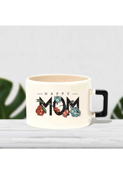 Happy Mom Yazılı Kupa