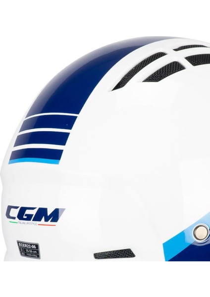 116G Aır Bıco Açık Kask Mavi-Beyaz Uzun Vizör+Güneş Vizörlü -Xl modelleri