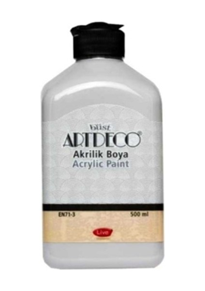 Akrilik Boya 500ML Gri - 2 Adet