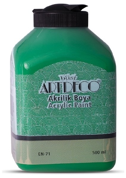 Akrilik Boya 500 ml Yeşil - 2 Adet