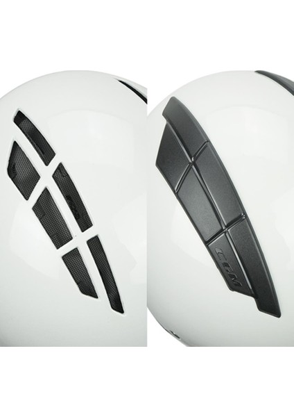 116A Aır Açık Kask Beyaz Uzun Vizör+Güneş Vizörlü -S indirimleri