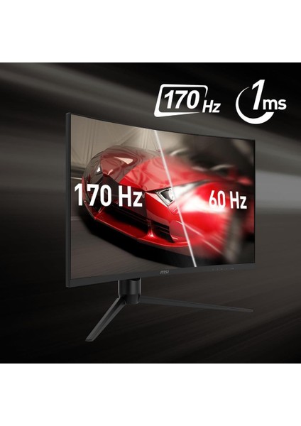 Msı G271CQP E2 27" 1 Ms 2k Curved PIVOT170 Hz Oyuncu Monitörü - Teşhir