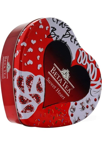 Beta Sweet Heart Bardak Poşet Metal Ambalaj 100 x 2 gr (Karma Çay)