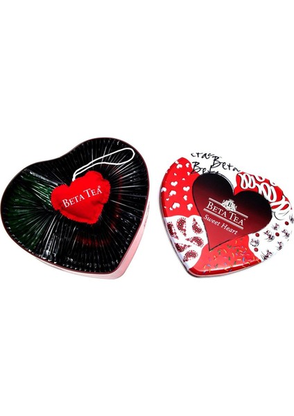 Beta Sweet Heart Bardak Poşet Metal Ambalaj 100 x 2 gr (Karma Çay) modelleri