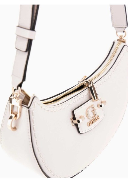 Anadela Top Zip Logo Detaylı Omuz Çantası