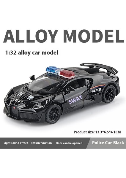 1:32 16CM Alaşım Araba Modeli Simülasyon Spor Araba Ses ve Işık Bumerang Oyuncak Araba Modeli Süsler (Yurt Dışından)