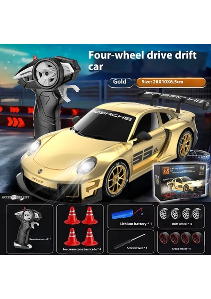 2.4g Rc 4WD Elektrikli Oyuncaklar Profesyonel Rc Yarış Yüksek Hızlı Drift Buggy (Yurt Dışından)