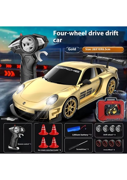 2.4g Rc 4WD Elektrikli Oyuncaklar Profesyonel Rc Yarış Yüksek Hızlı Drift Buggy (Yurt Dışından)