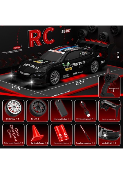Yeni Uzaktan Kumandalı Yarış Arabası Yüksek Hızlı Drift Uzaktan Kumandalı Araba Spor Araba Modeli (Yurt Dışından)