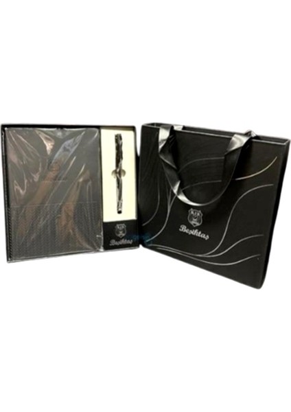 Tmn Beşiktaş A5 Defter Roller Kalem Seti Kutulu Orijinal