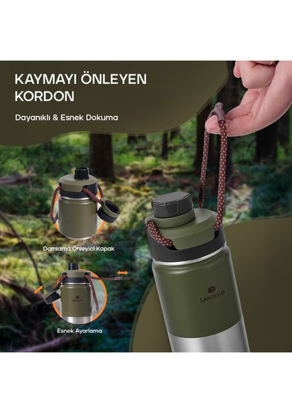 Ktwo Sporcu Termosu 500 Ml-Yeşil indirimleri