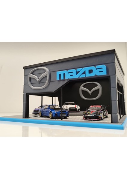 Mazda Diecast Showroom Garaj Diorama 1:64 Ölçek fiyatları