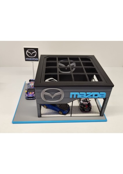 Mazda Diecast Showroom Garaj Diorama 1:64 Ölçek indirimleri