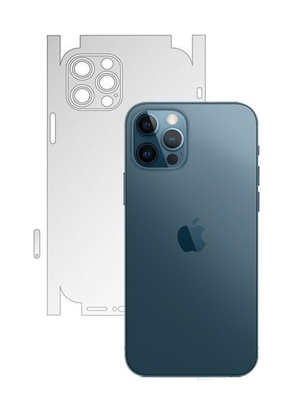 Apple iPhone 13 Pro Uyumlu Arka Yan Kaplama Nano Jelatin Sticker Kaplama Şeffaf