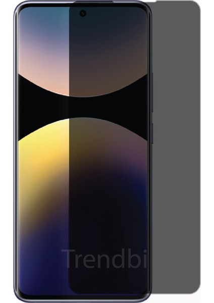 Xiaomi Redmi Note 14 Pro Plus 5g Mat Hayalet Ekran Koruyucu Yandan Görünmeyen Privacy Film