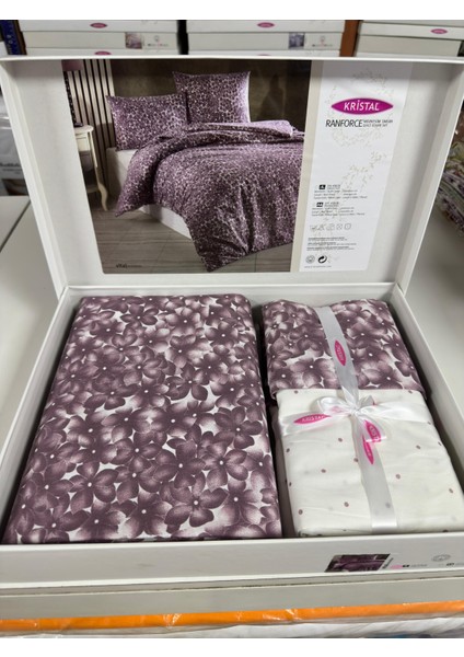 Ranforce Tek Kişilik Nevresim Takımı Vital Mürdüm fiyatları