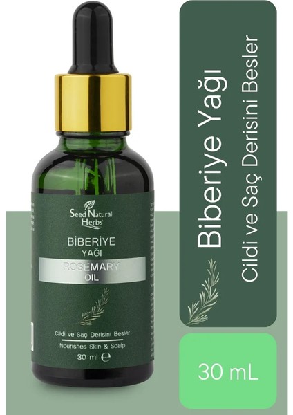 Doğal Biberiye Yağı Yıpranmış Saçlar İçin Saç Bakımı 30 ml fırsatları