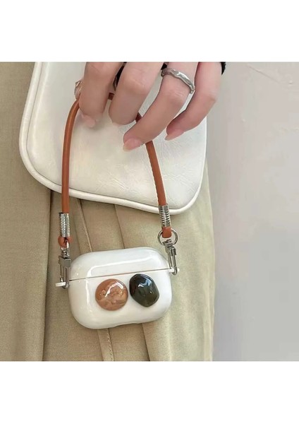 Airpods Kılıf - Taşlı Toka Detaylı Airpods Koruyucu Kılıf (1-2 / Pro / Pro 2 / 3 / 4) Uyumlu indirimleri