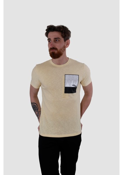 3148 Hsk Baskılı T-Shırt-Sarı fiyatları