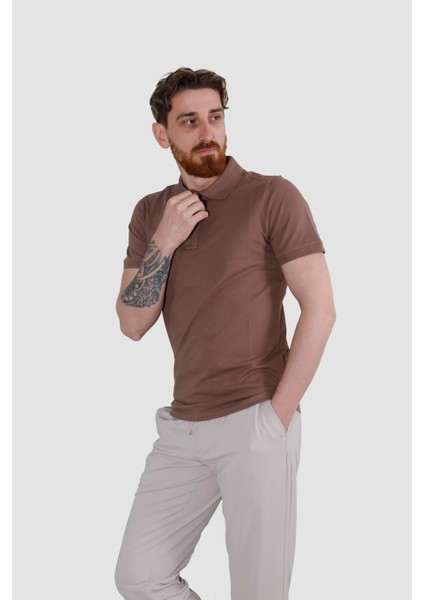3225Y Hsk Polo Yaka T-Shırt-Kahve fiyatları
