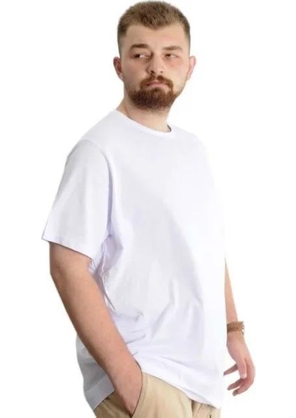 Modexl 20031 Battal T-Shırt-Beyaz fiyatları