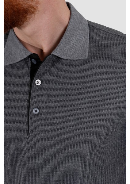 3229Y Hsk Wf Polo Yaka T-Shırt-Antrasit modelleri