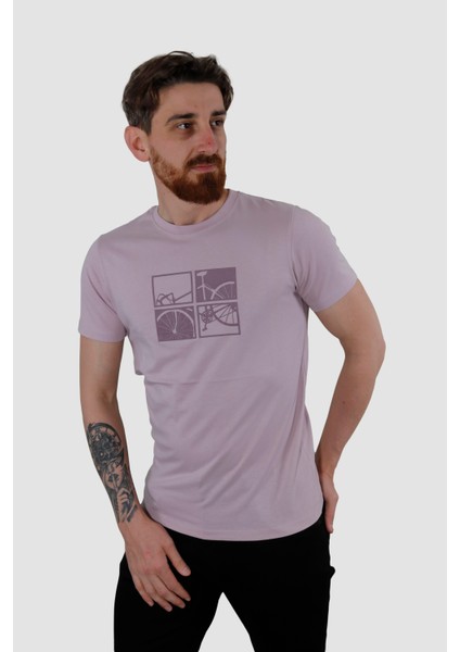 3107 Hsk Baskılı T-Shırt-Gül Kurusu fiyatları