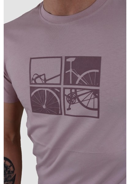 3107 Hsk Baskılı T-Shırt-Gül Kurusu modelleri