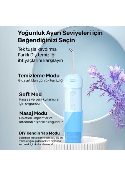 FC5170 Mini Taşınabilir Şarjlı Profesyonel Ağız Duşu