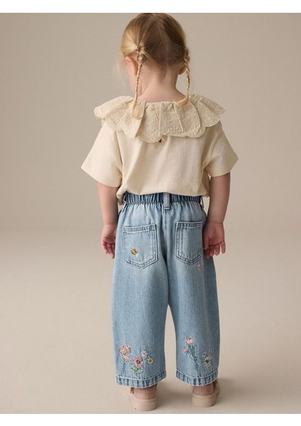 Yeni Sezon Kız Cocuk Jean Pantolon modelleri