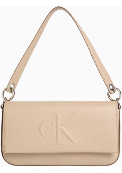 Sculpted Flap Shoulder Bag Omuz Çantası