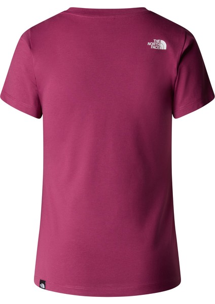 S/S Simple Dome Slim Tee Kadın T-Shirt - Nf0a87nh fiyatları