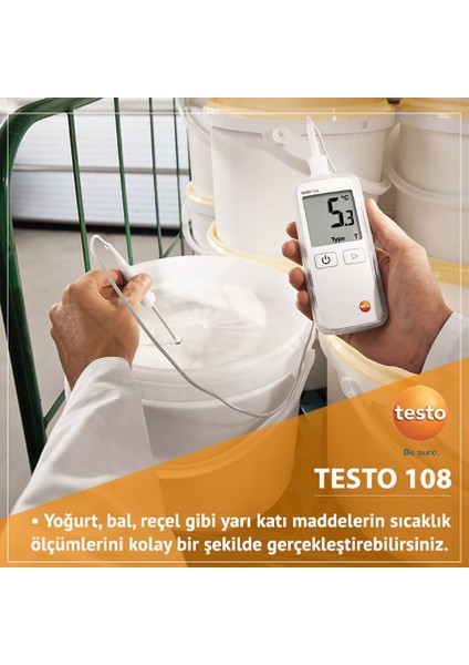 Testo 108 Kablolu Problu Sıcaklık Ölçer